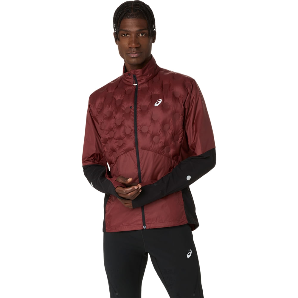 Jaqueta ASICS Road Winter - Masculino - Marrom - tam: 3G