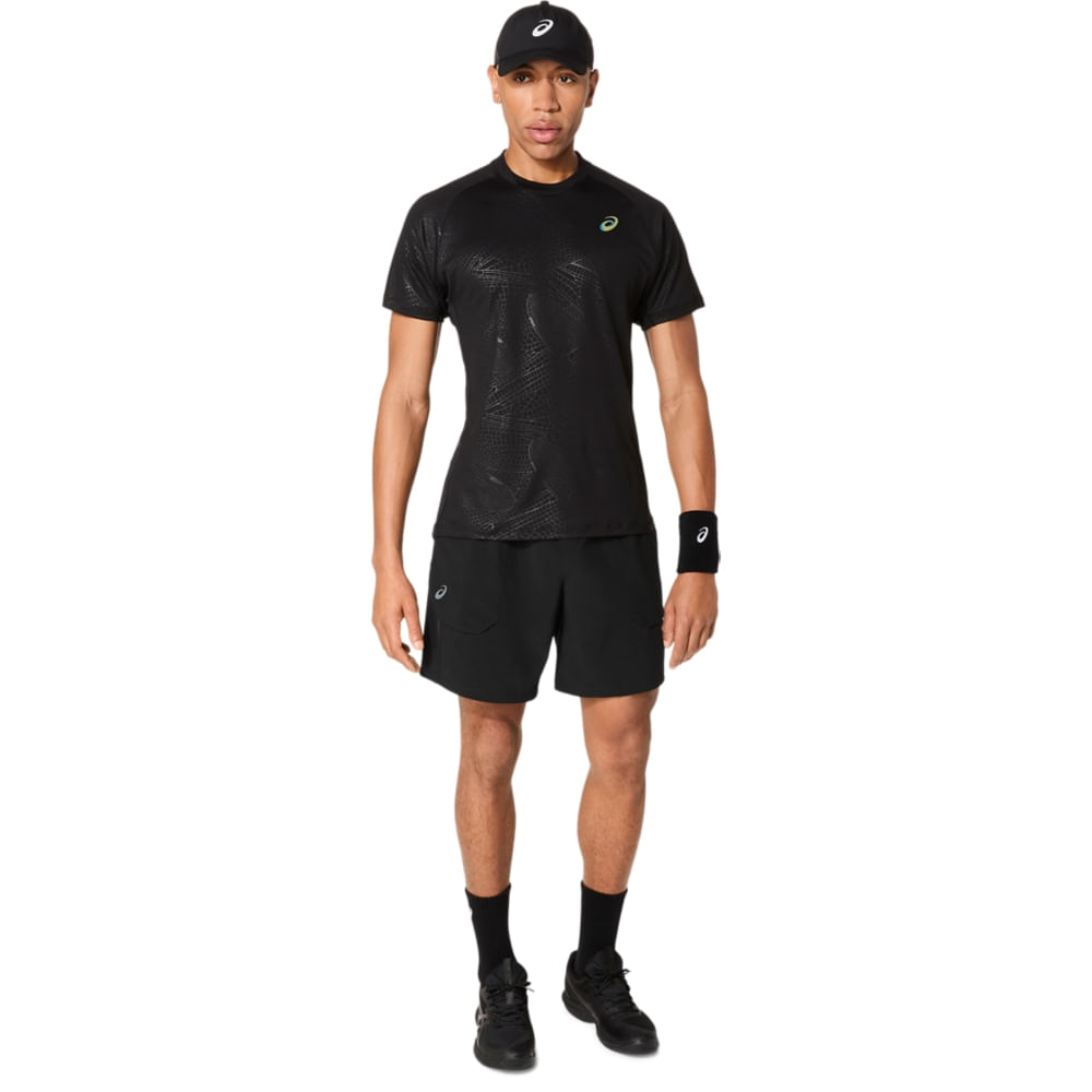 Shorts ASICS Match 7In - Masculino - Preto - tam: 3G — foto 6