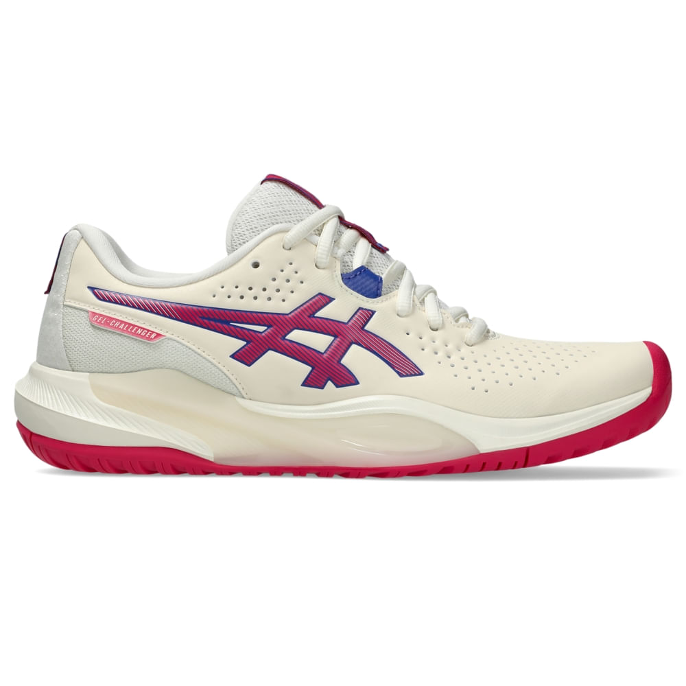 Tênis ASICS Gel-Challenger 15 - Feminino - Bege/Rosa