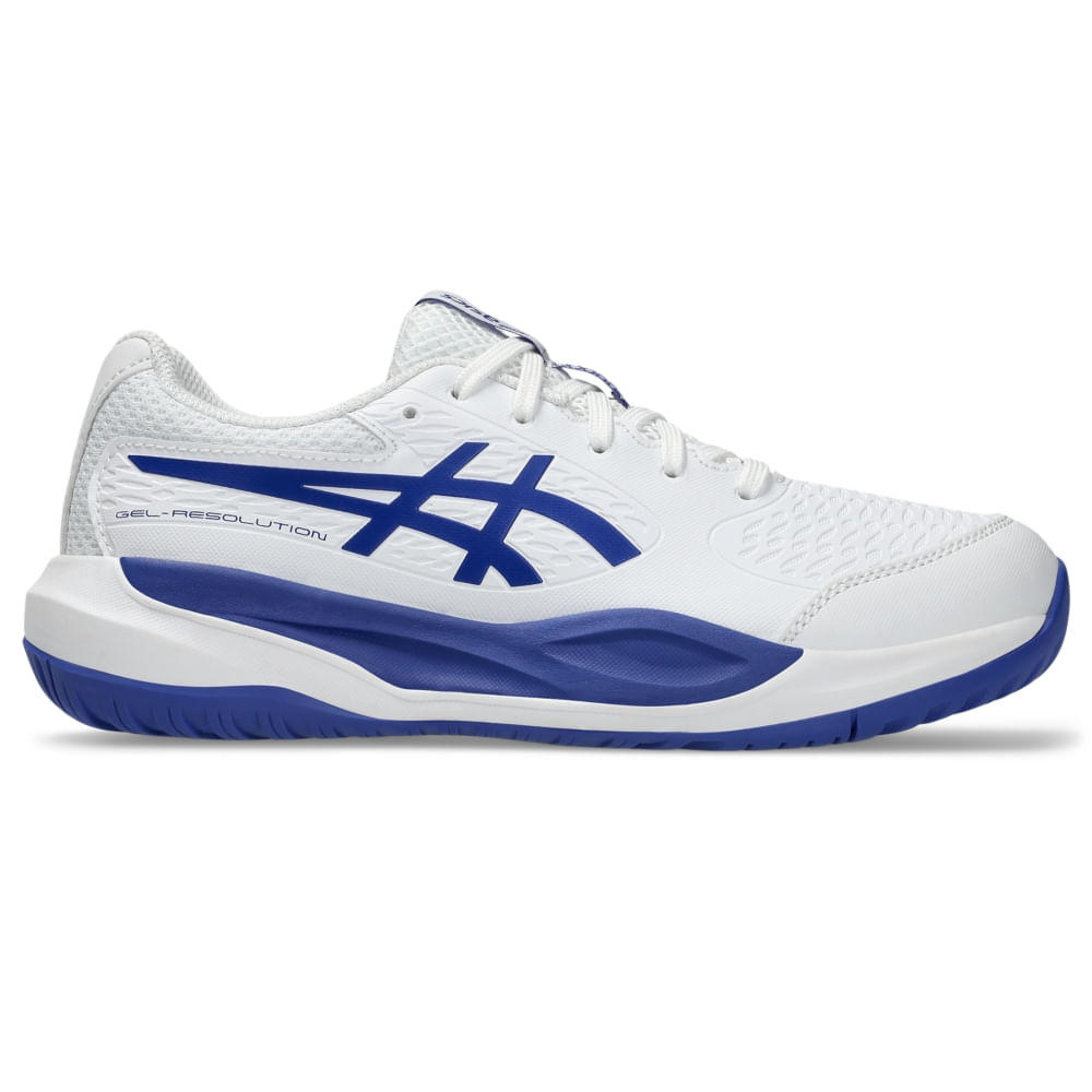 Tênis ASICS Gel-Resolution X Gs - Infantil - Branco/Azul