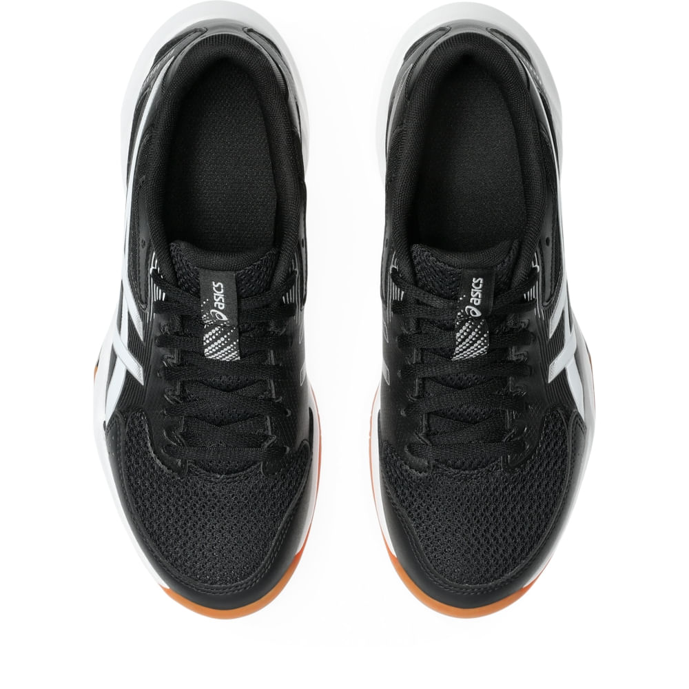 Tênis ASICS Gel-Rocket 12 - Feminino - Preto/Branco - tam: 41 — foto 6