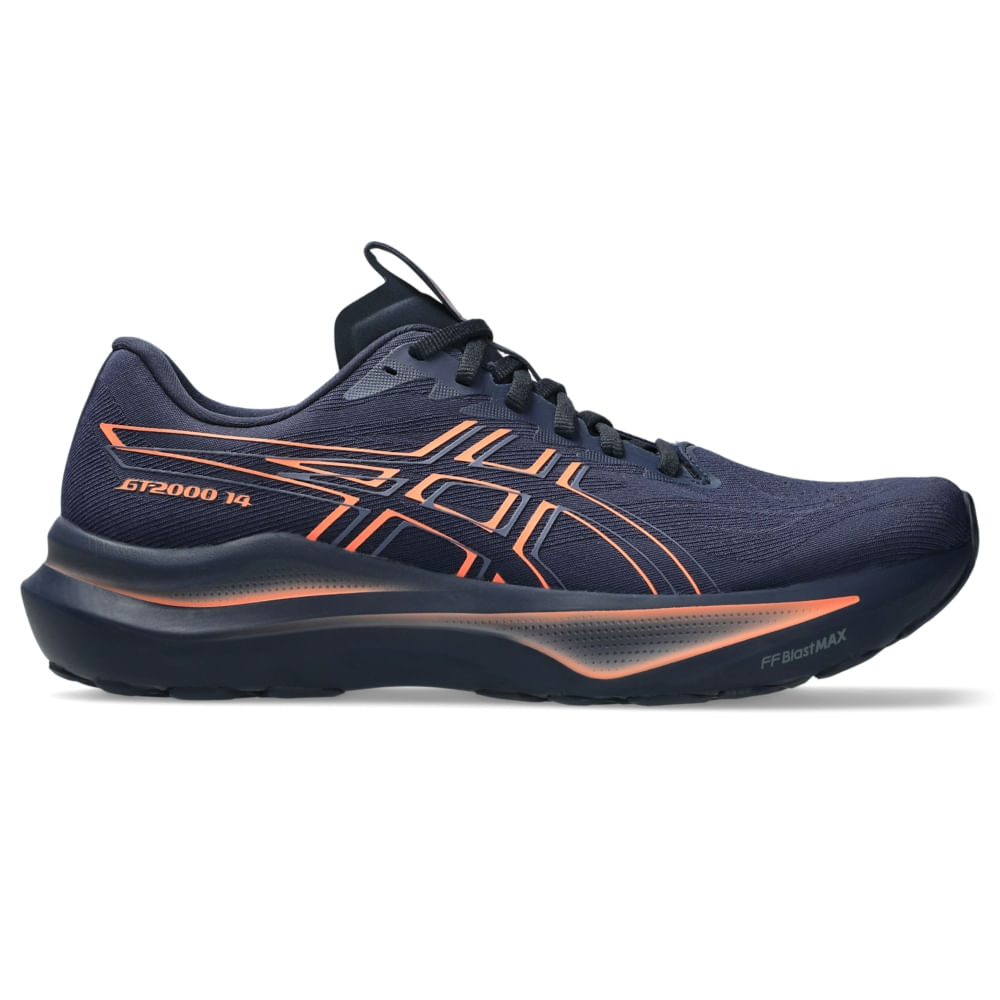 Tênis ASICS GT-2000 14 - Masculino - Azul/Laranja - tam: 39 Menor preço em Tênis ASICS GT-2000 14 - Masculino - Azul/Laranja - tam: 39