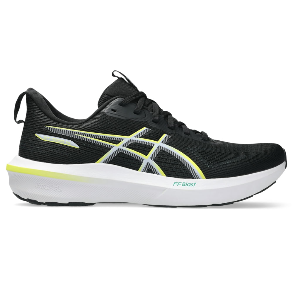 Tênis ASICS GT-1000 14 - Masculino - Preto/Amarelo
