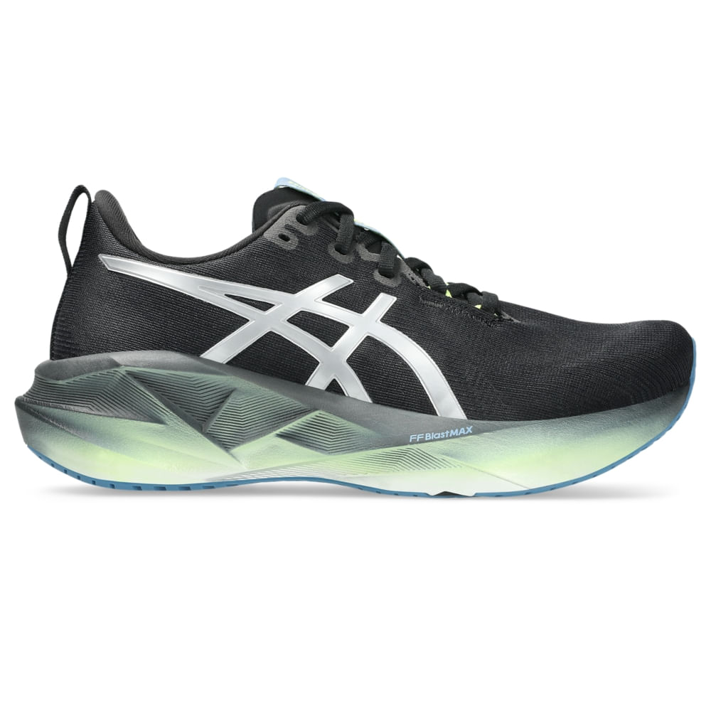 Tênis ASICS Novablast 5 Luxe – Feminino – Dourado/Preto