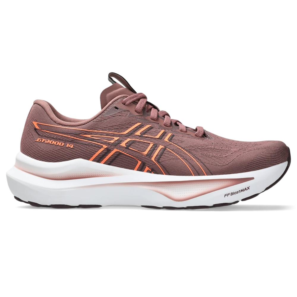 Tênis ASICS GT-2000 14 – Feminino – Roxo/Laranja