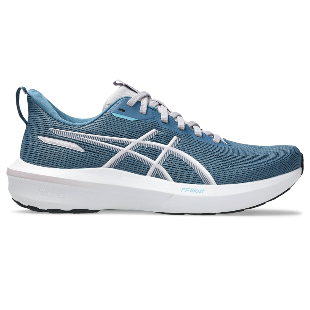 Tênis ASICS GT-1000 14 - Feminino - Azul/Branco
