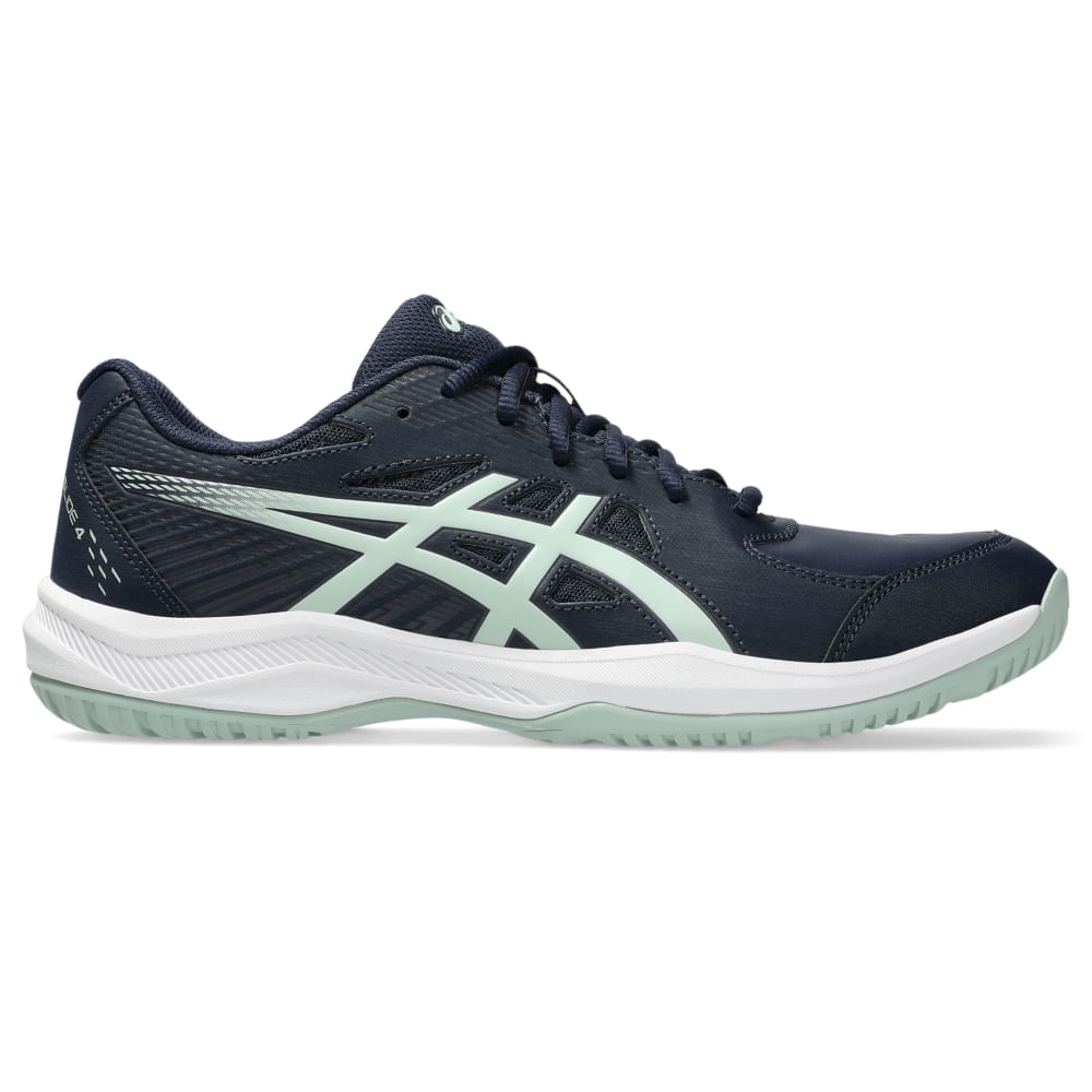 Tênis ASICS Court Slide 4 - Masculino - Azul/Verde