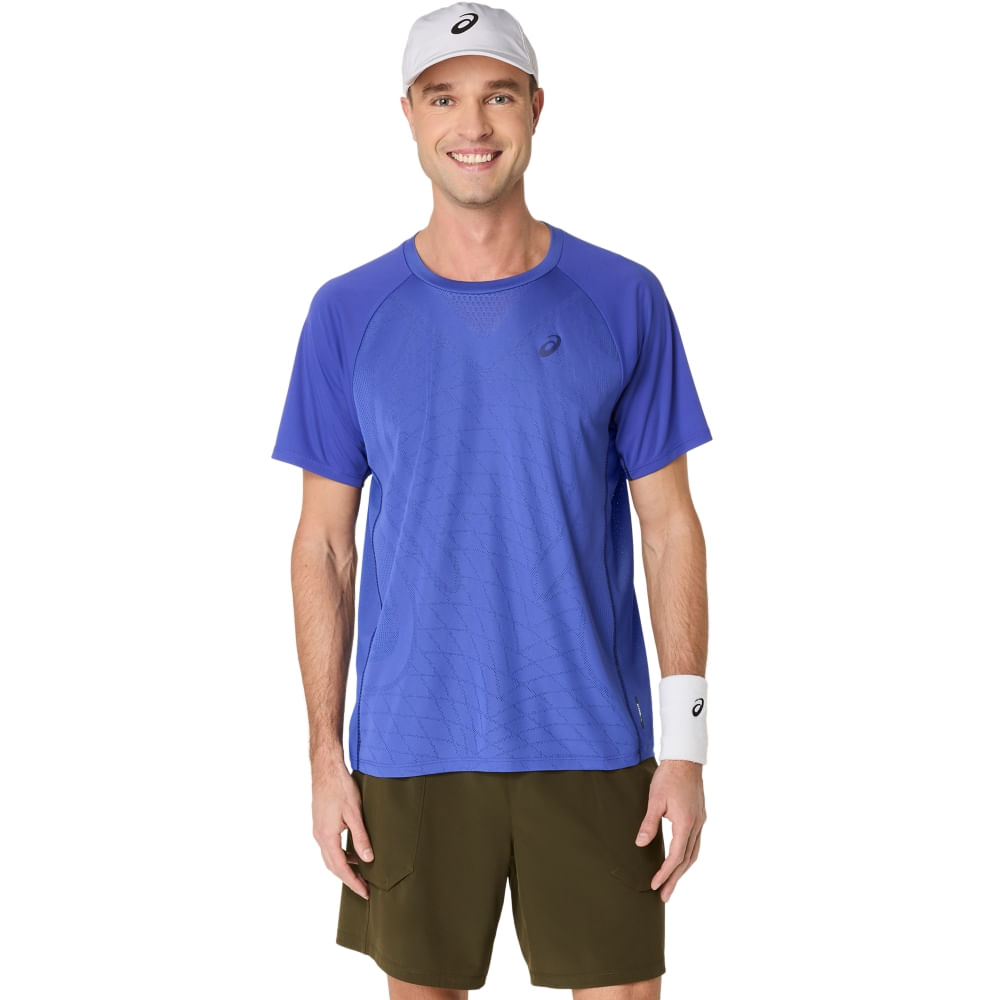Camiseta ASICS Match Actibreeze – Masculino – Azul