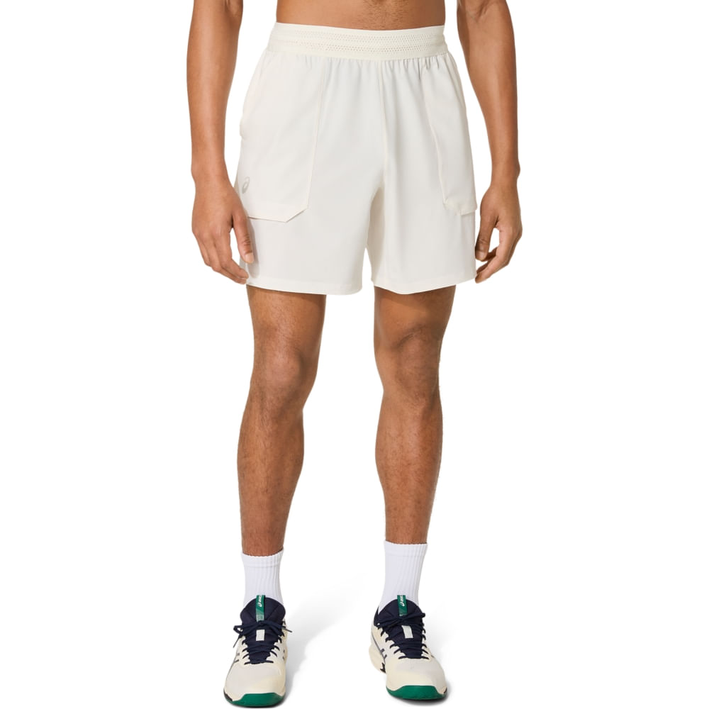 Shorts ASICS Match 7In - Masculino - Bege - tam: P