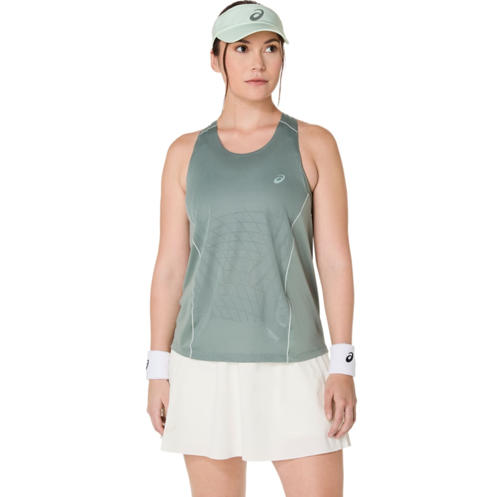 Regata ASICS Match Actibreeze - Feminino - Verde - tam: G