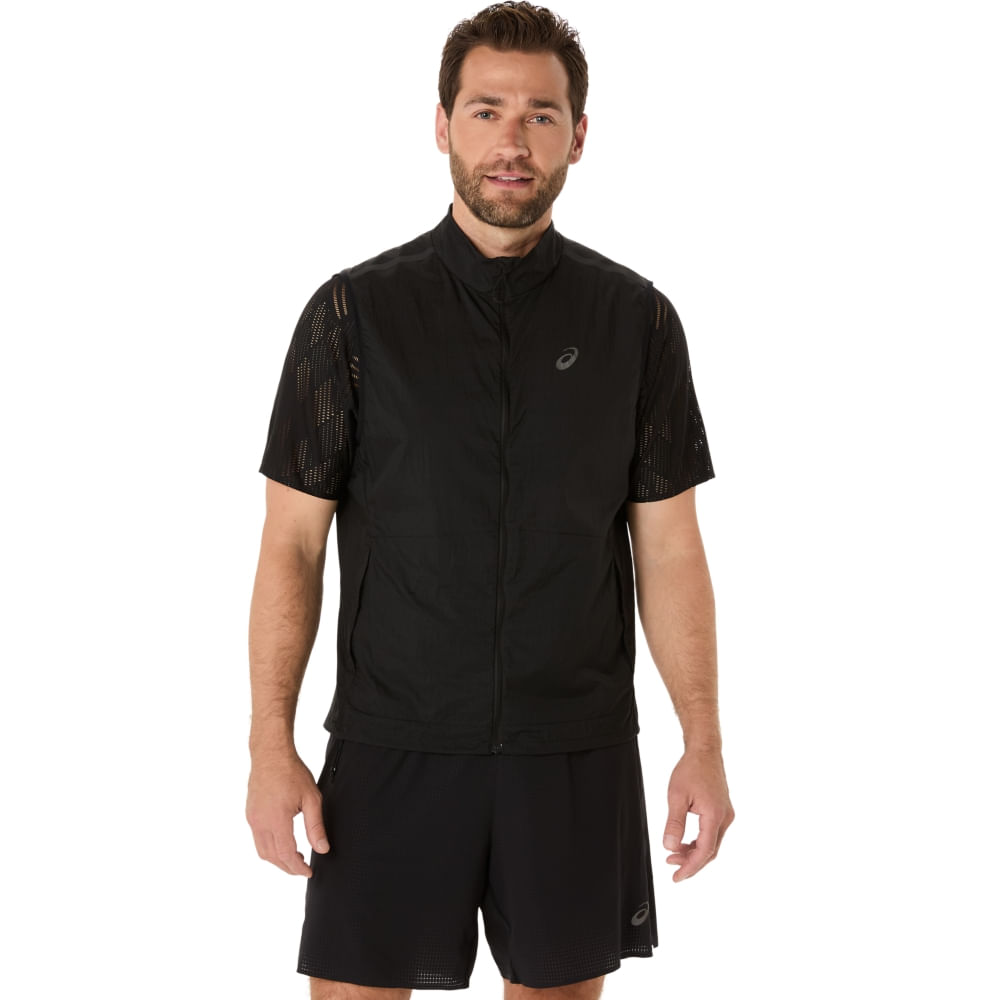 Colete ASICS Metarun Packable - Masculino - Preto