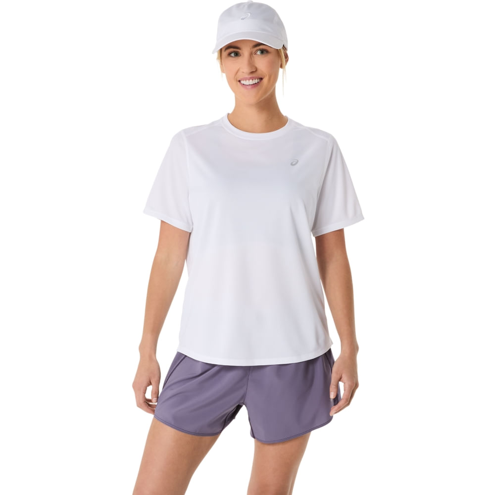 Camiseta ASICS Silver - Feminino - Branco
