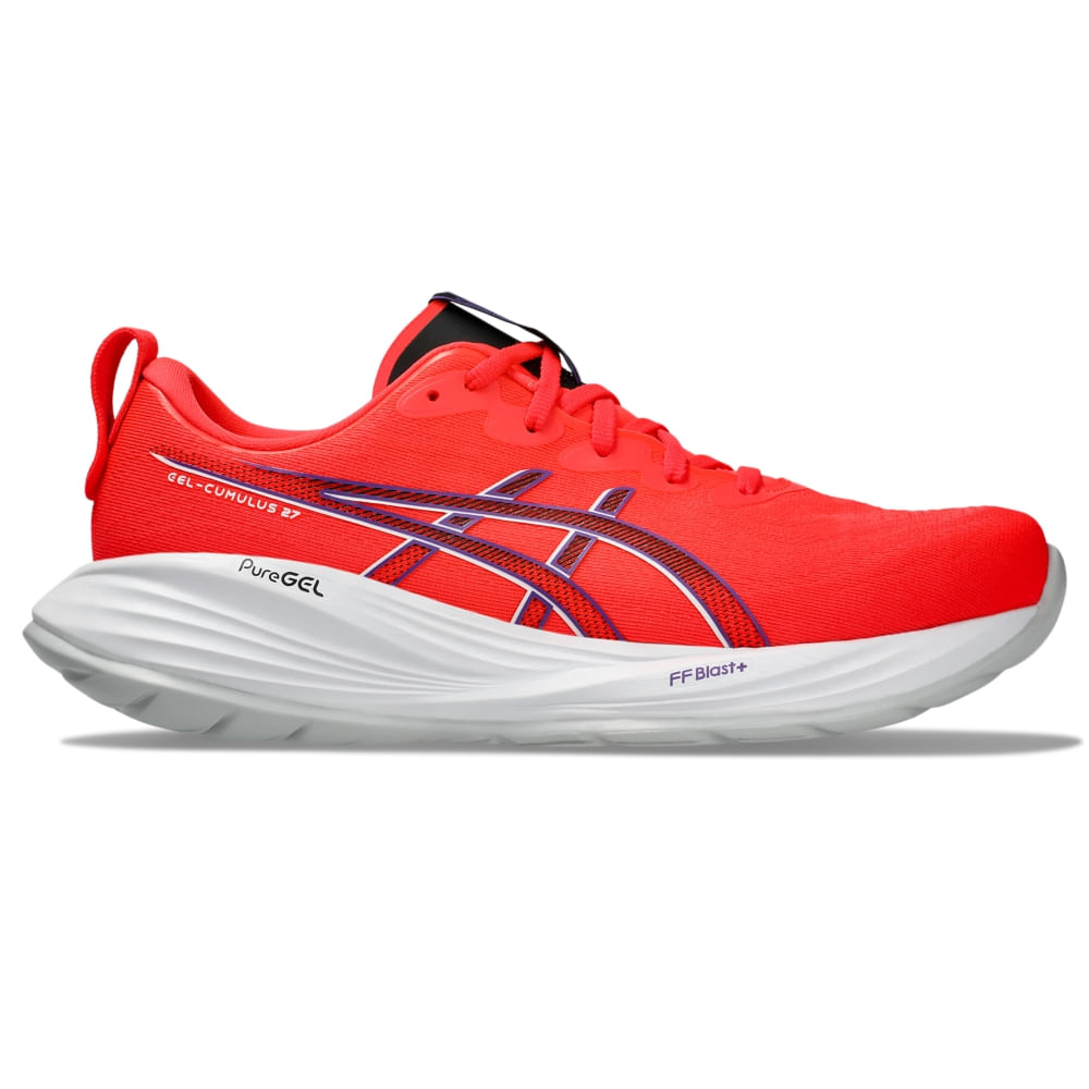Tênis ASICS GEL-Cumulus 27 Masculino Vermelho/Branco ASICS