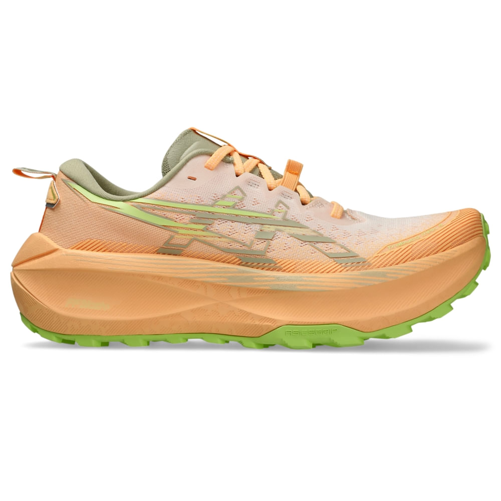 Tênis ASICS Trabuco Max 4 – Masculino – Bege/Verde