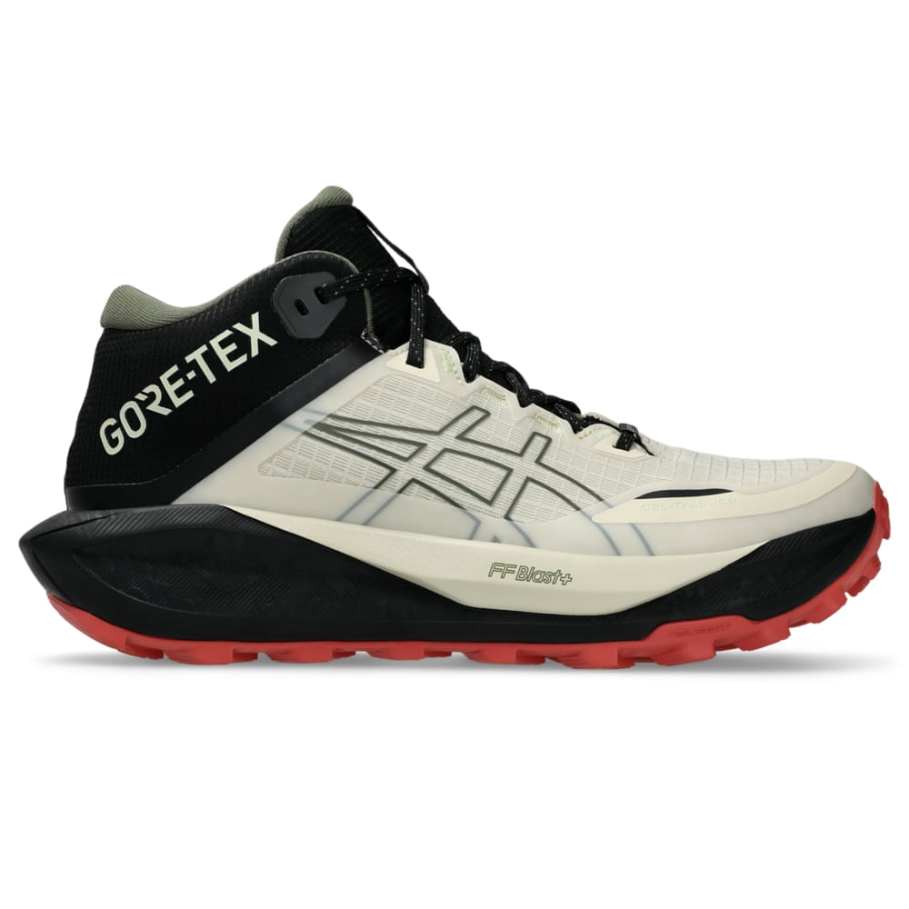 Tênis ASICS GEL-Trabuco MT Gtx - Feminino - Bege/Verde