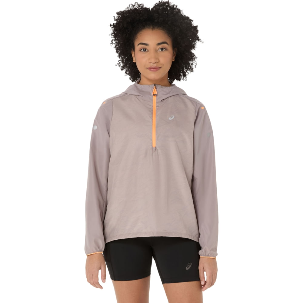 Jaqueta ASICS Corta Vento Fujitrail Packable - Feminino - Rosa - tam: G