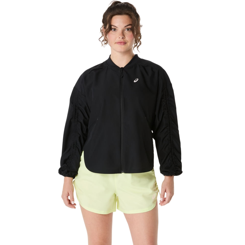 Jaqueta ASICS Nagino Run Adjustable - Feminino - Preto - tam: M