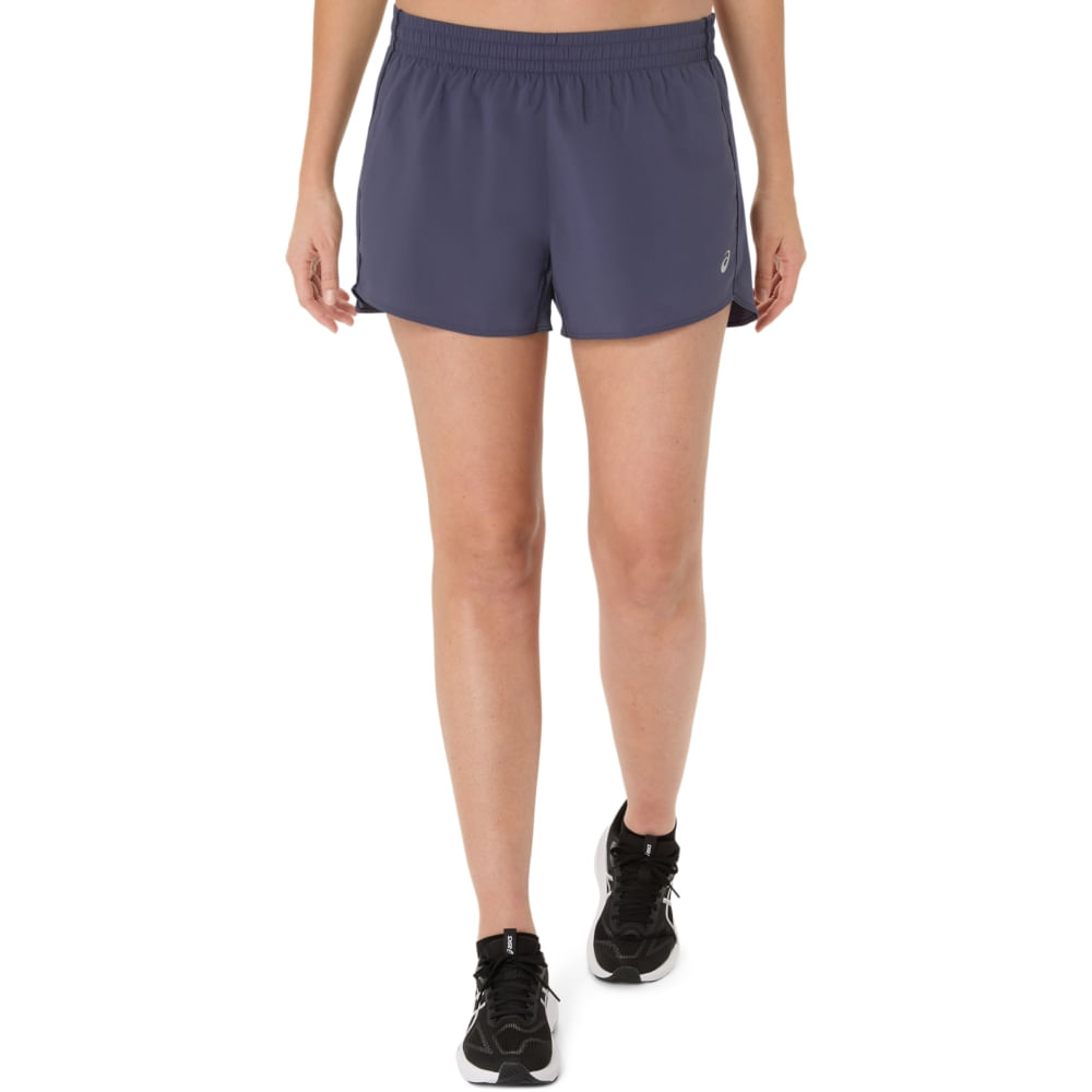 Shorts ASICS Silver 4In - Feminino - Azul - tam: M