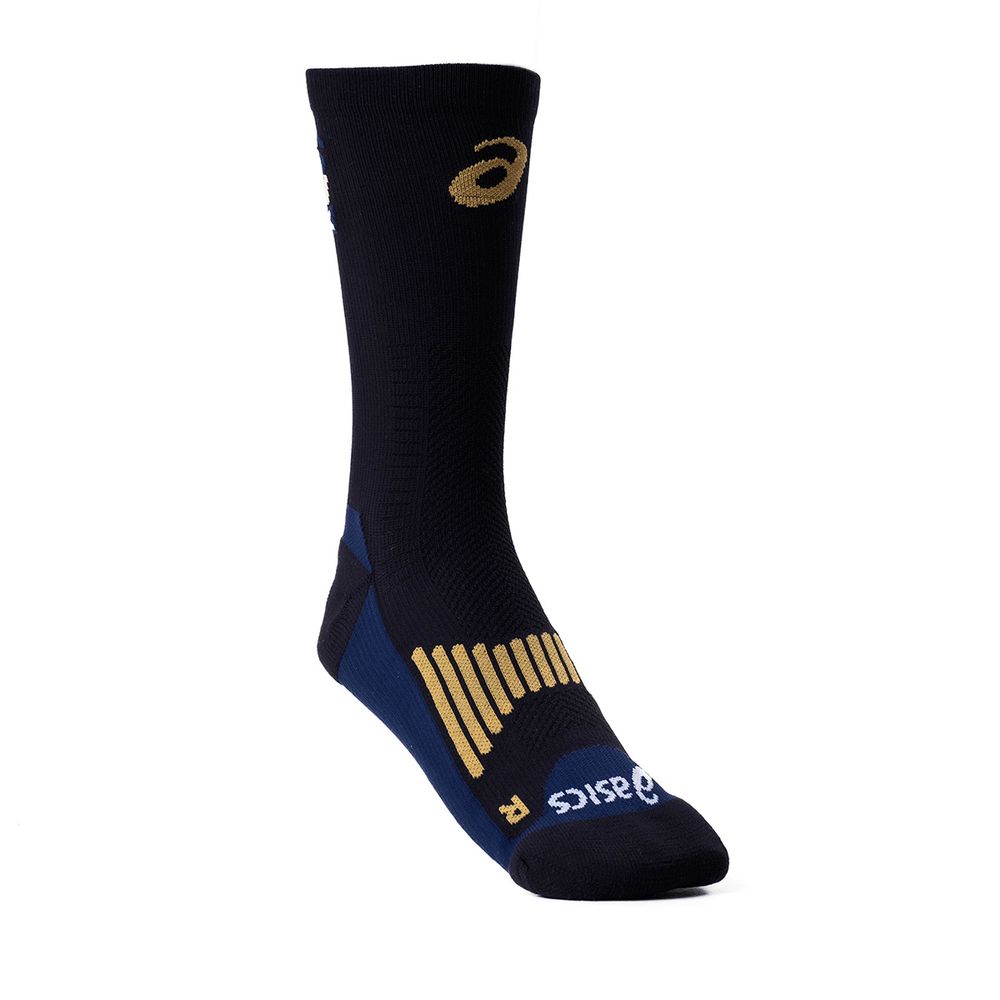 Meia ASICS Golden Run – Unissex – Preto