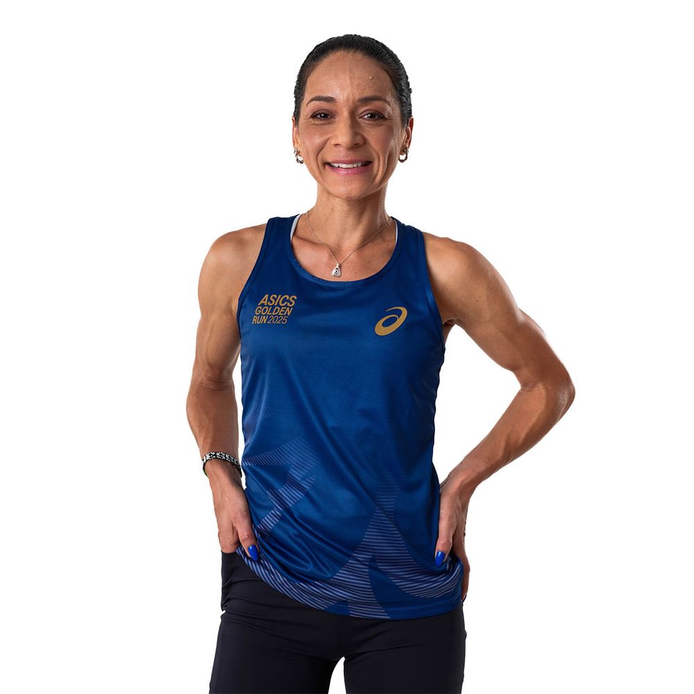 Regata ASICS Golden Run Performance – Feminino – Azul