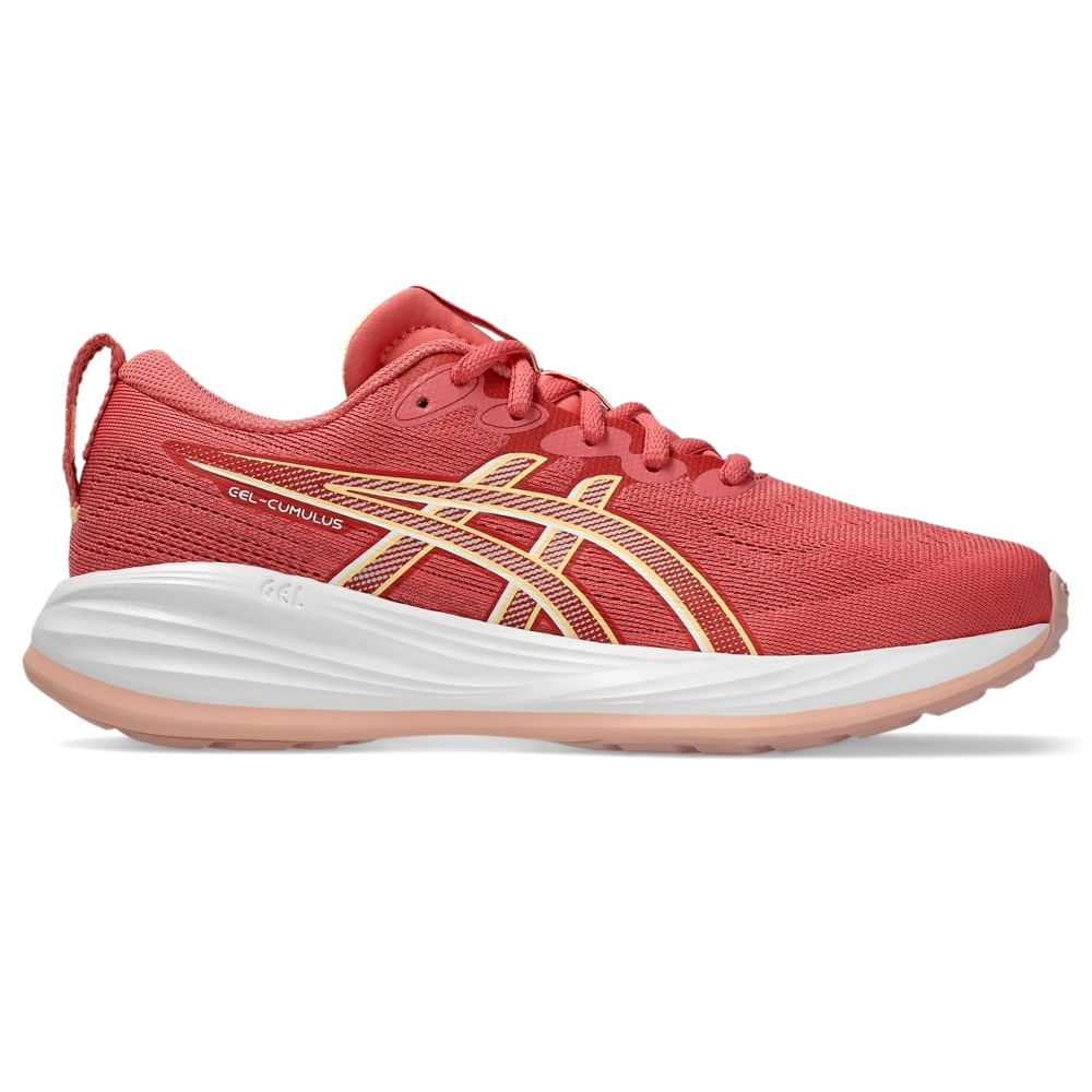 Tênis ASICS GEL-Cumulus 27 GS – Infantil – Rosa/Bege