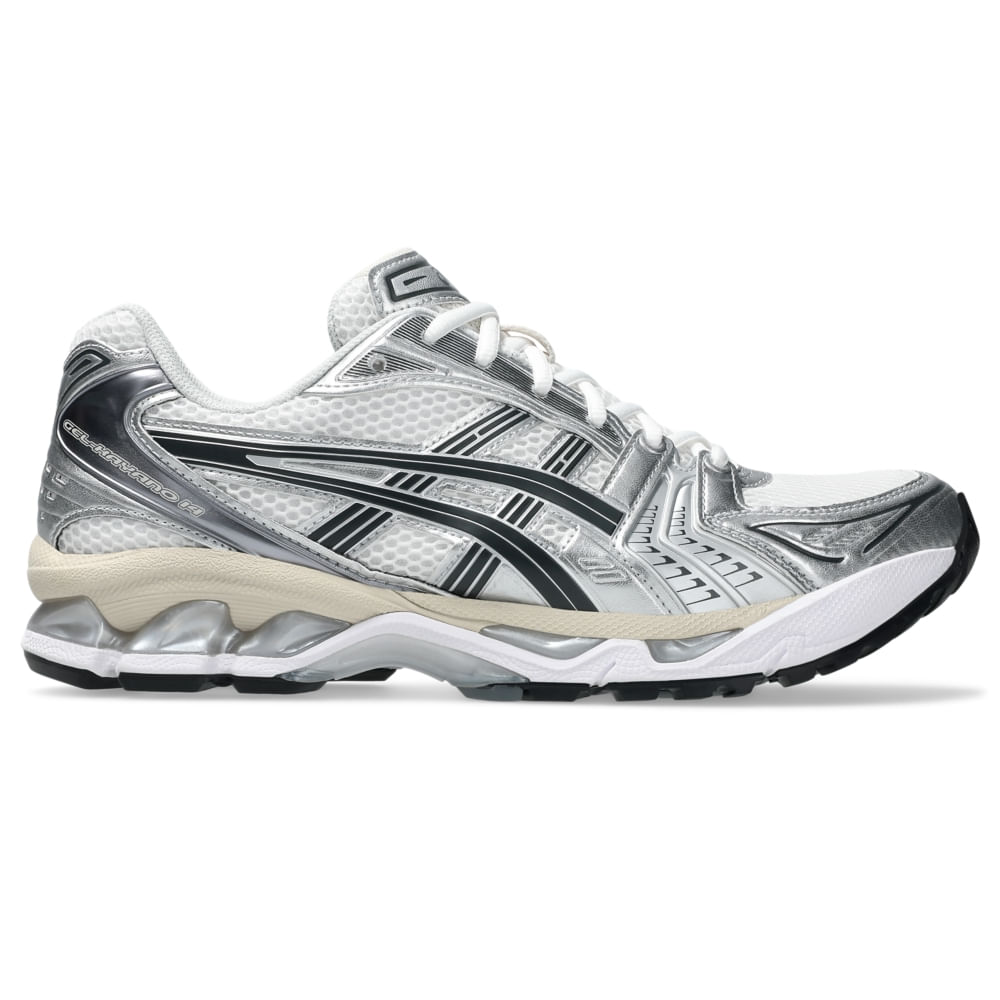 Tênis ASICS GEL-Kayano 14 - Unissex - Branco/Cinza