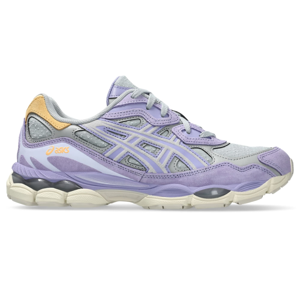 Tênis ASICS GEL-Nyc - Unissex - Cinza/Roxo - tam: 35