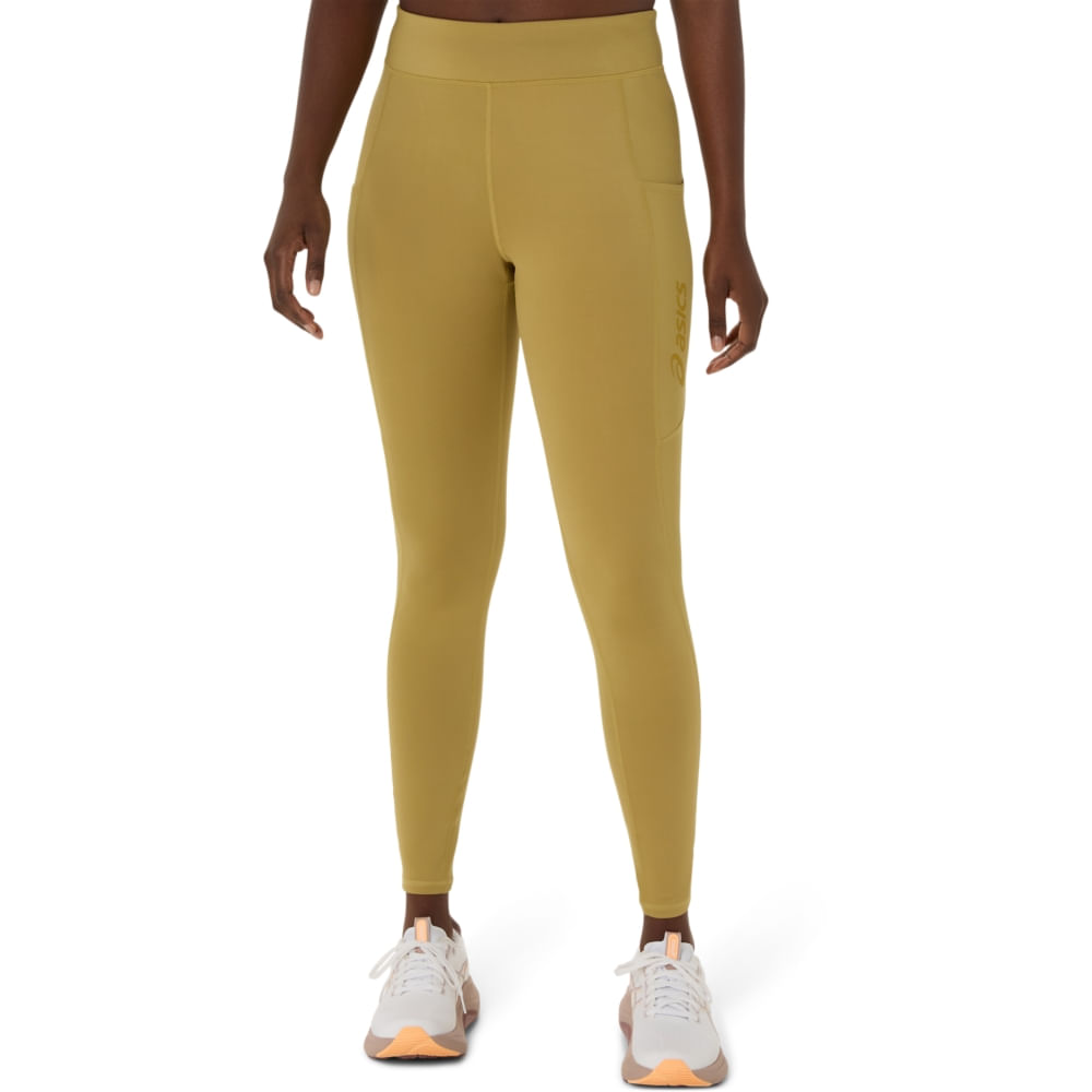 Calça ASICS Legging Training Core - Feminino - Amarelo
