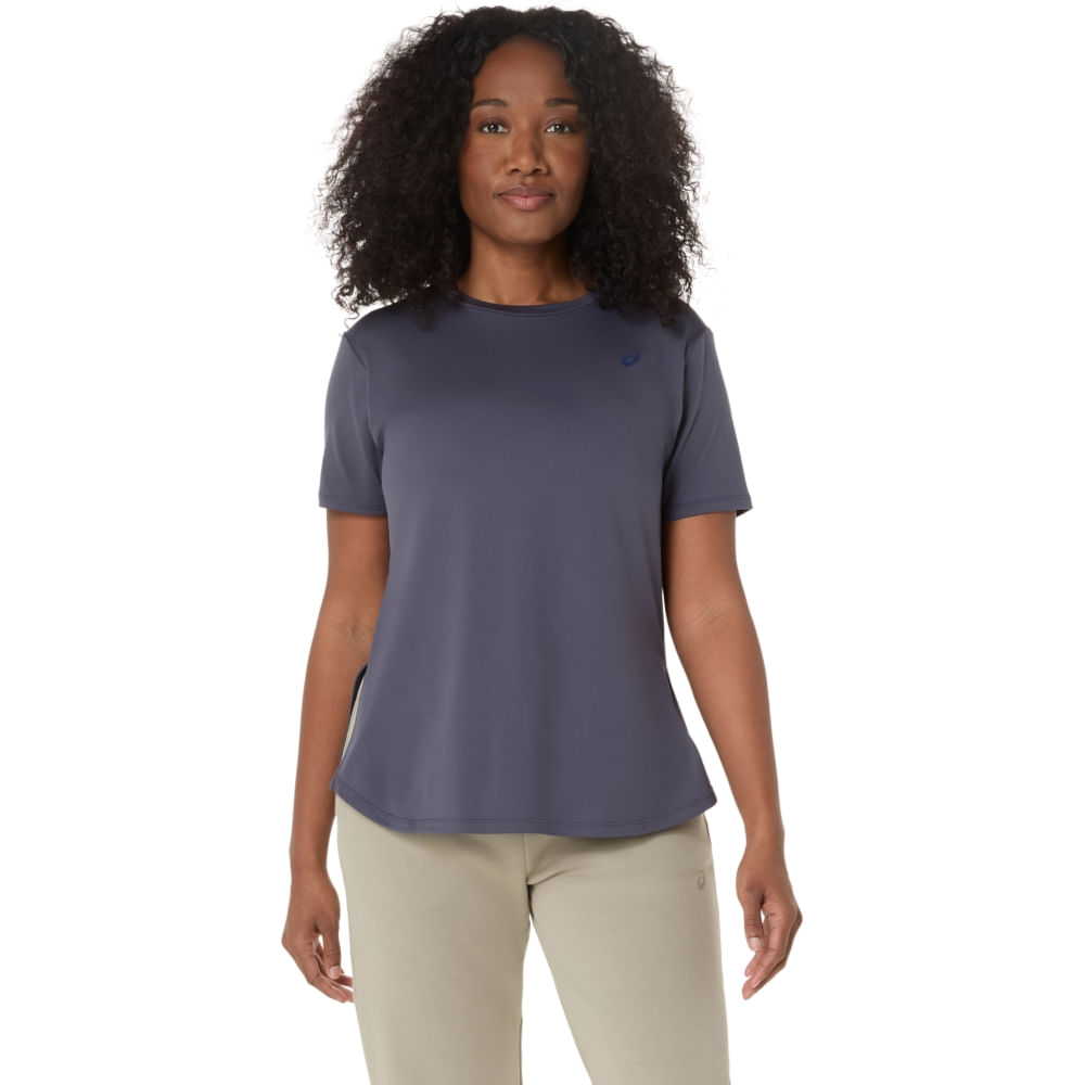 Camiseta ASICS Flex Stretch - Feminino - Azul - tam: G
