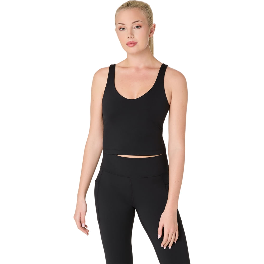 Top ASICS Nagino Flex - Feminino - Preto - tam: P