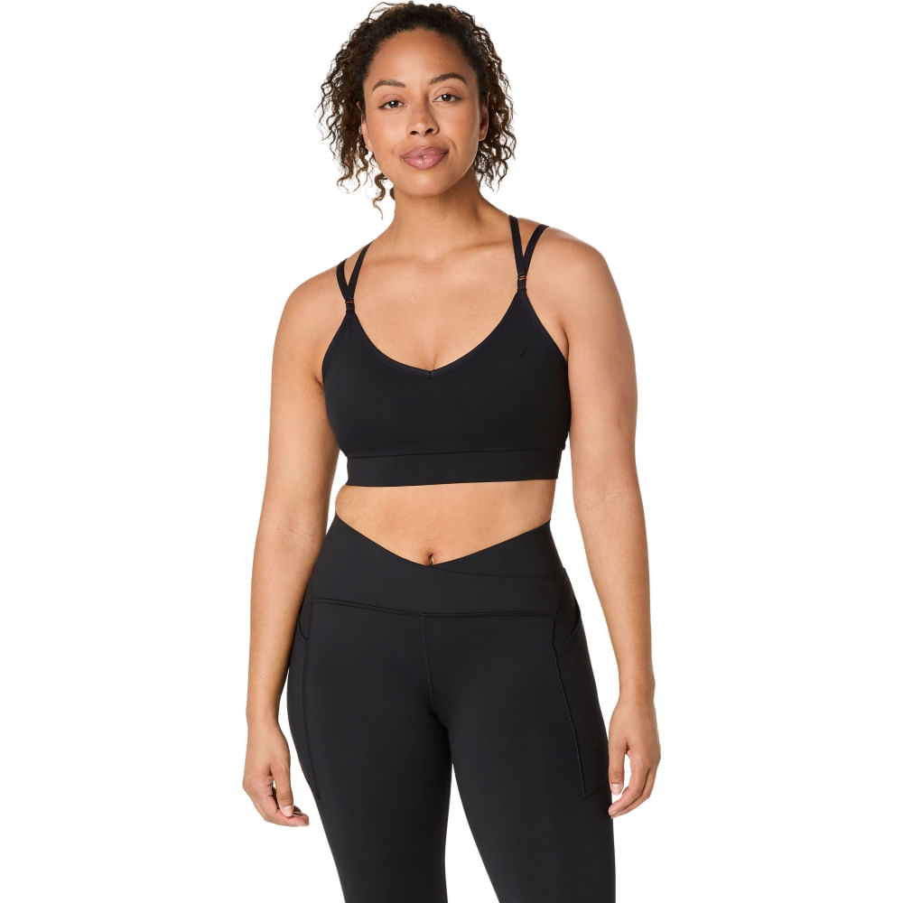Top ASICS Nagino Flex Strappy - Feminino - Preto - tam: GG