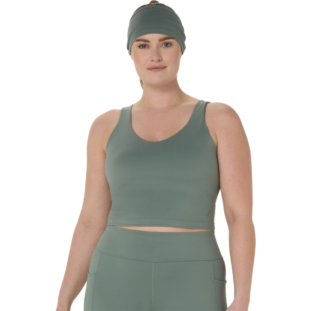 Top ASICS Nagino Flex - Feminino - Verde - tam: G