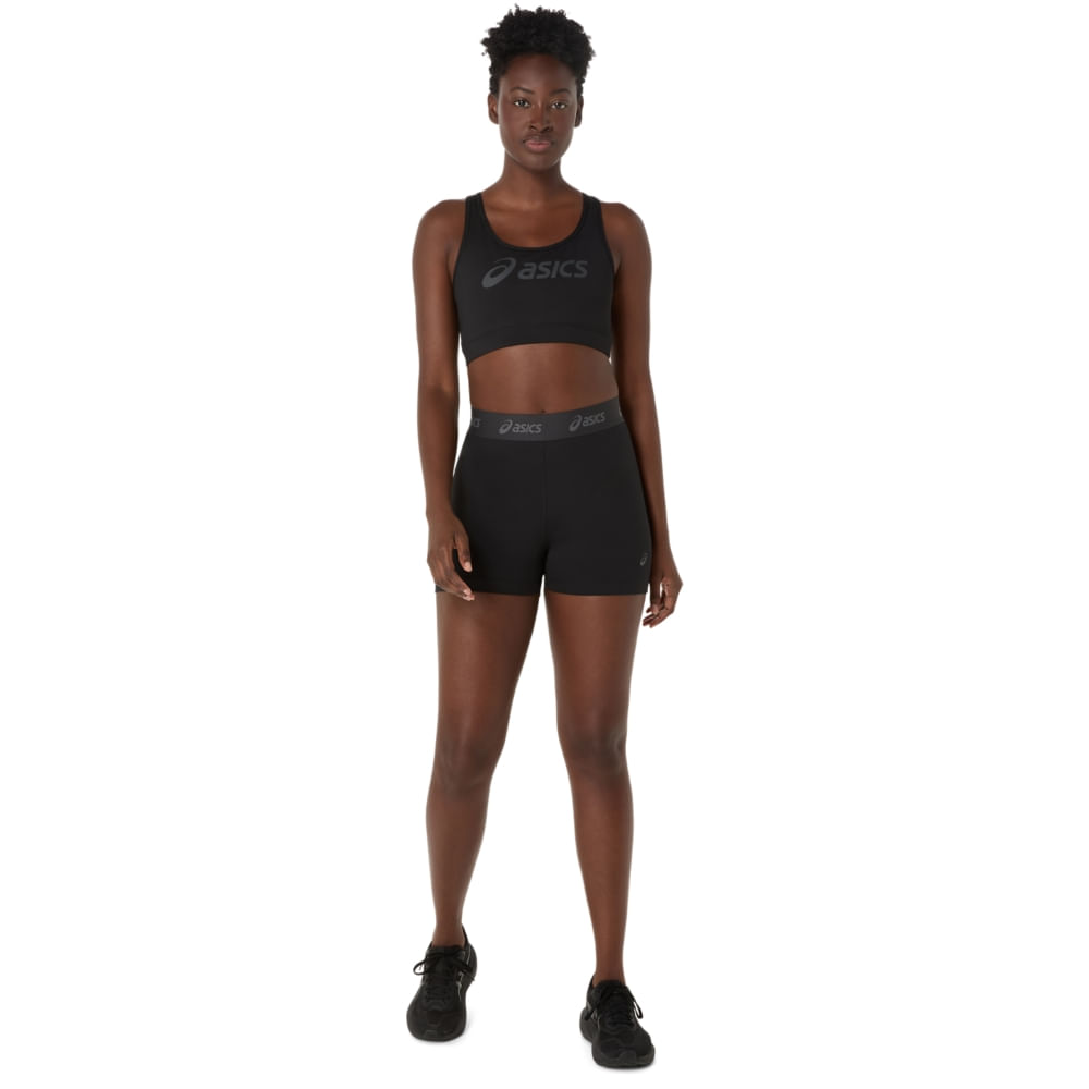 Top ASICS Essential Logo Sem Bojo - Feminino - Preto - tam: 10XL — foto 5