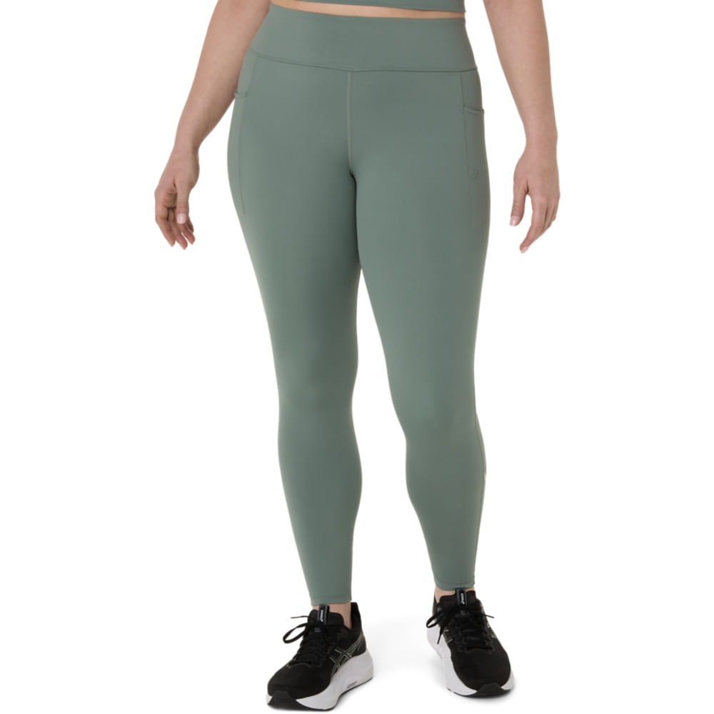 Calça ASICS Legging Nagino Flex - Feminino - Verde - tam: M