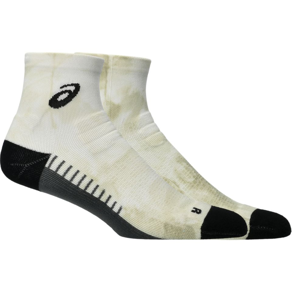 Performance Run Quarter Sock - Branco/Verde