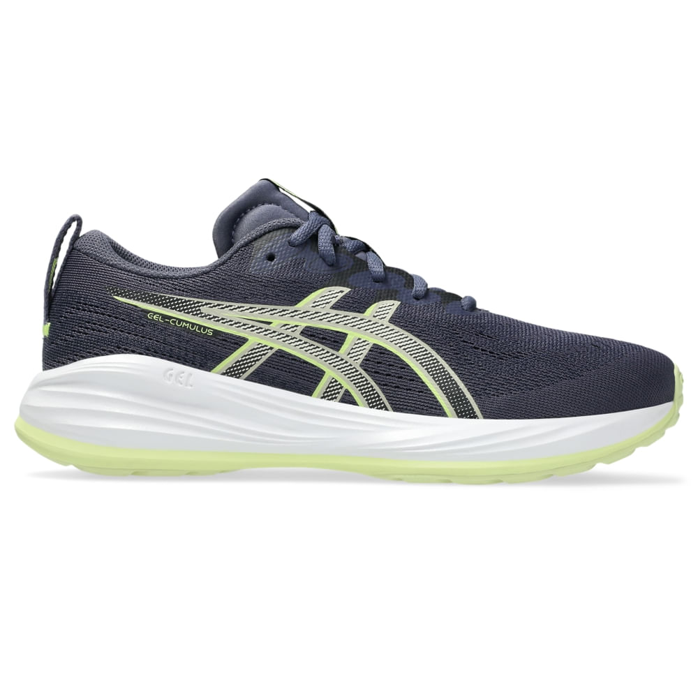 Tênis ASICS GEL-Cumulus 27 GS – Infantil – Azul/Amarelo