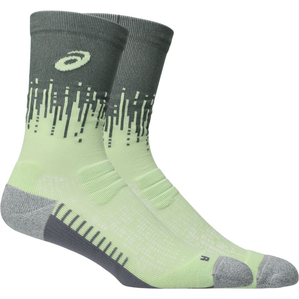 Performance Run Sock Crew - Verde/Verde