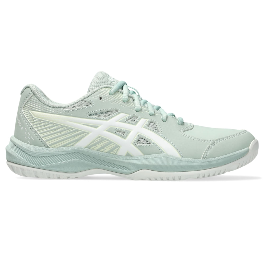 Tênis ASICS Court Slide 4 - Feminino - Verde/Branco - tam: 35 Menor preço em Tênis ASICS Court Slide 4 - Feminino - Verde/Branco - tam: 35