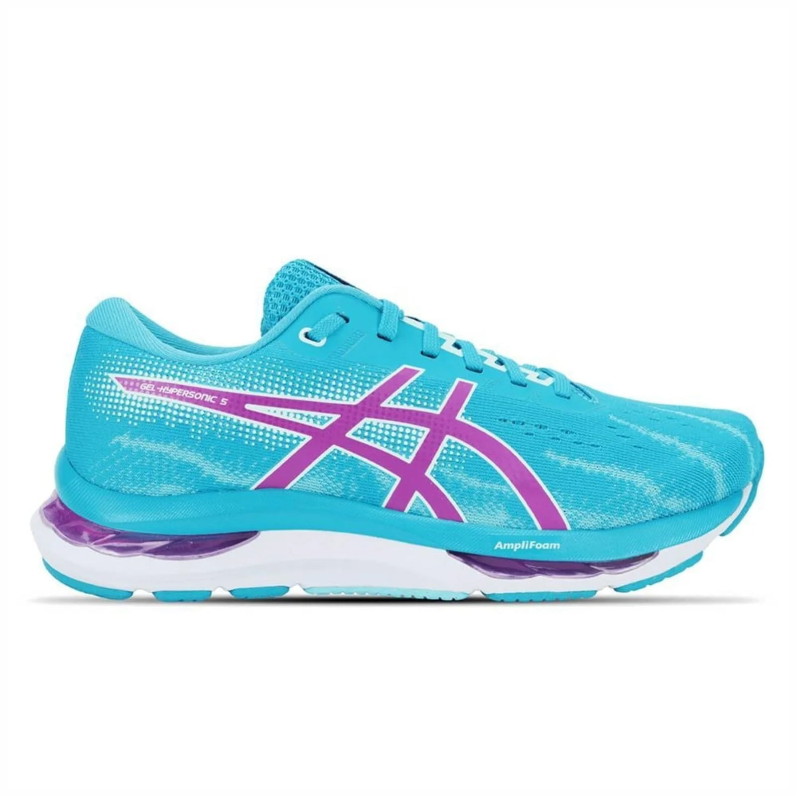 Tênis ASICS GEL-Hypersonic 5 - Feminino - Azul/Rosa - tam: 40