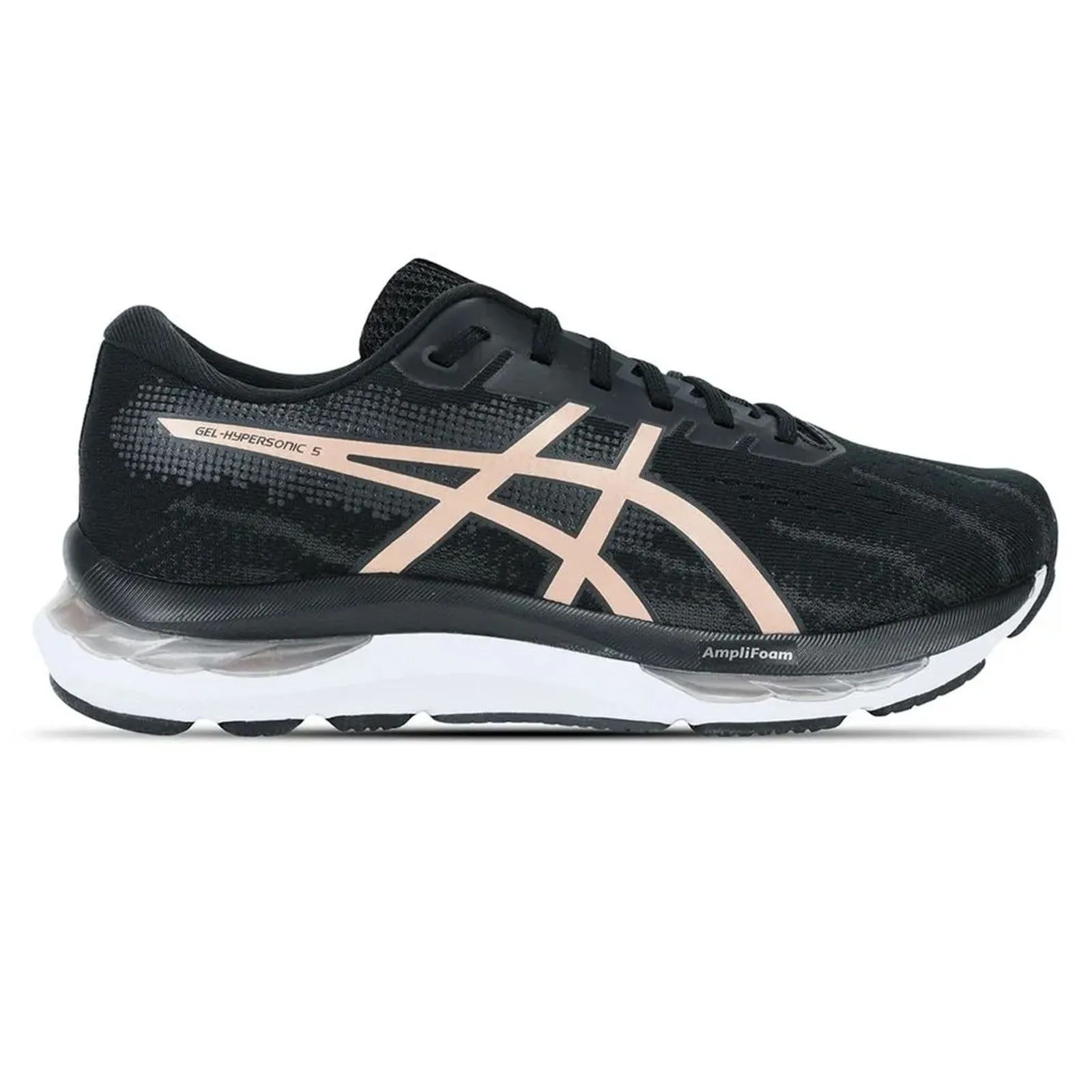 Tênis ASICS GEL-Hypersonic 5 - Feminino - Preto/Rosa - ASICS Brasil