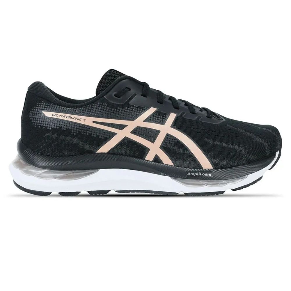 Tênis ASICS GEL-Hypersonic 5 – Feminino – Preto/Rosa