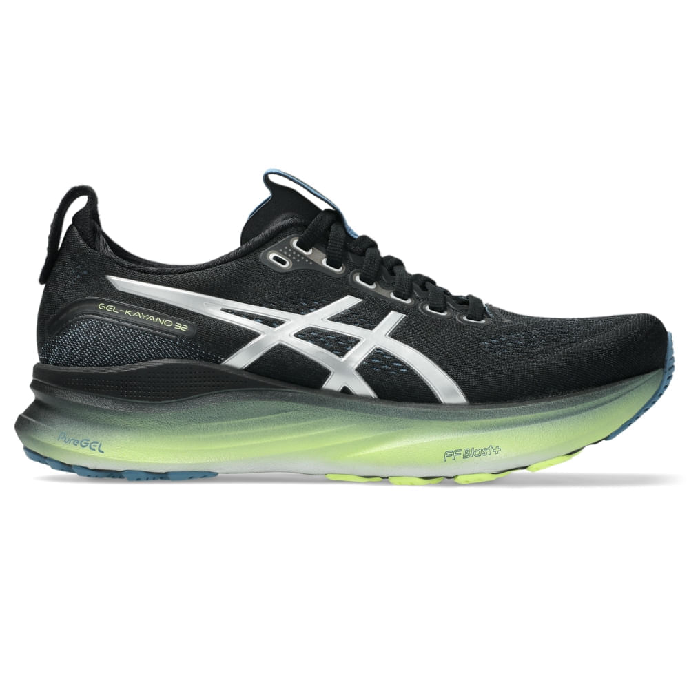 Tênis ASICS GEL-Kayano 32 Luxe – Feminino – Preto/Prata