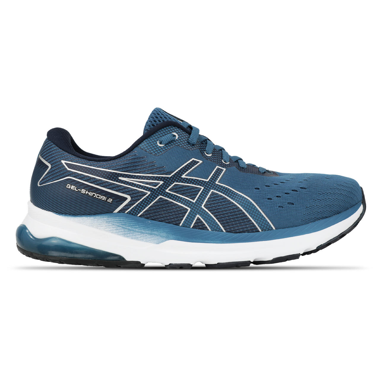 Tênis ASICS GEL-Shinobi 2 - Masculino - Azul/Prata - tam: 41