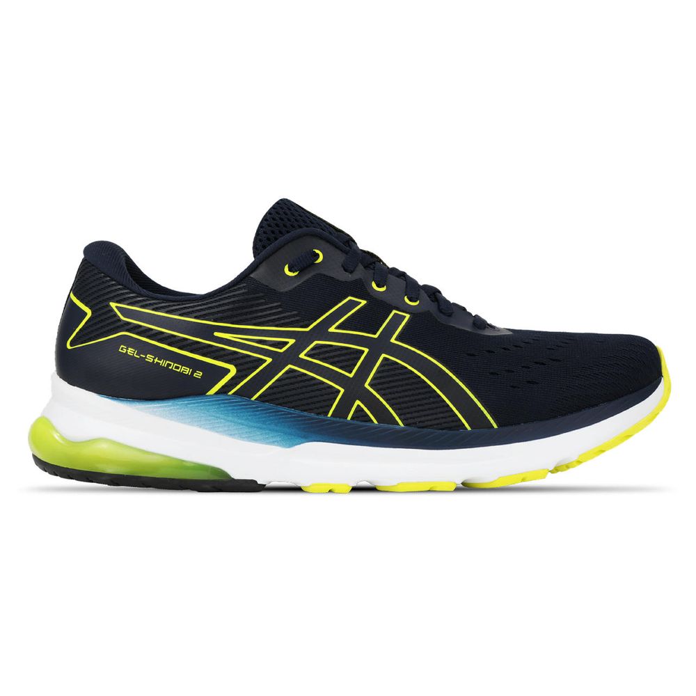 Tênis ASICS GEL-Shinobi 2 - Masculino - Azul/Amarelo - ASICS