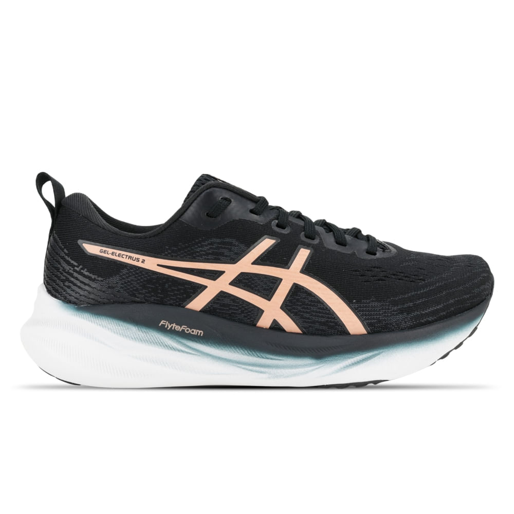 Tênis ASICS GEL-Electrus 2 - Feminino - Preto/Rosa - tam: 37