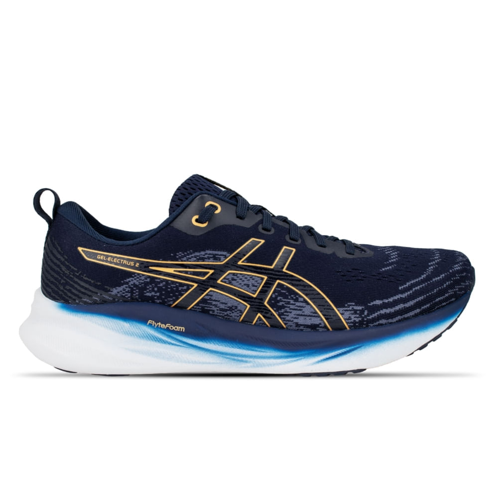 Tênis ASICS GEL-Electrus 2 - Masculino - AZUL/DOURADO
