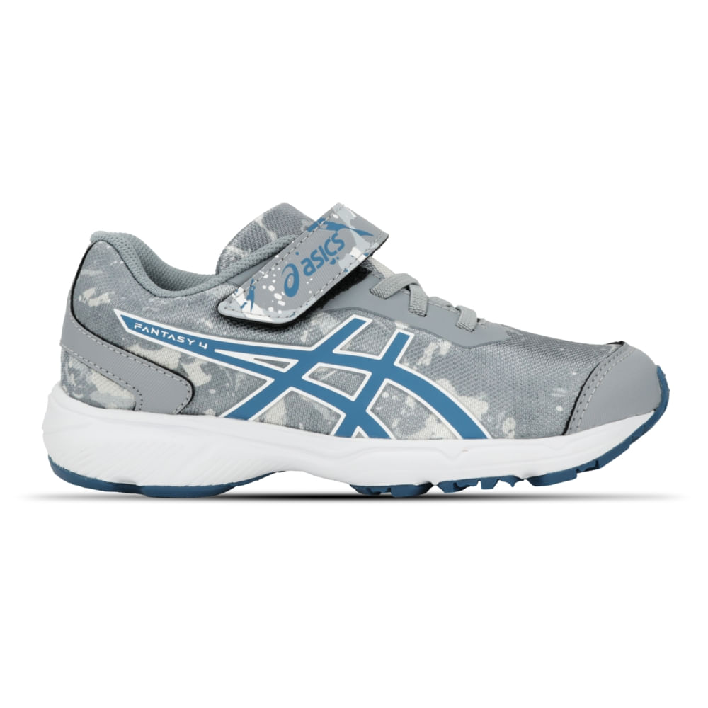 Tênis ASICS Fantasy 4 - Infantil - Cinza/Branco - ASICS Brasil