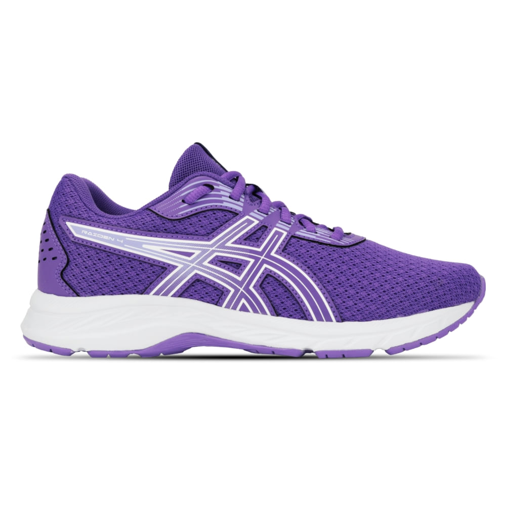 Tênis ASICS Raiden 4 – Feminino – Roxo/Branco