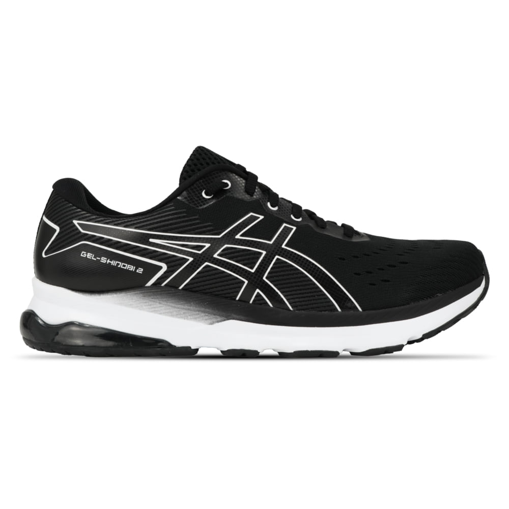 Tênis ASICS GEL-Shinobi 2 - Masculino - Preto/Branco - tam: 42