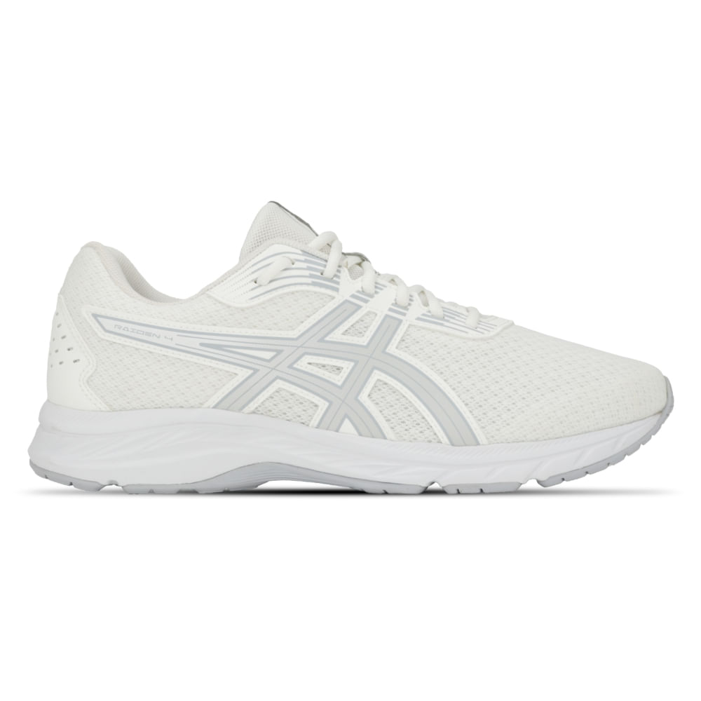 Tênis ASICS Raiden 4 – Masculino – Branco/Cinza